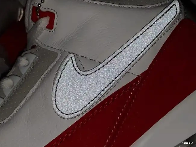 Reps TB University Tinker Air White 3 Red Jordan Retro CJ0939-100 0508